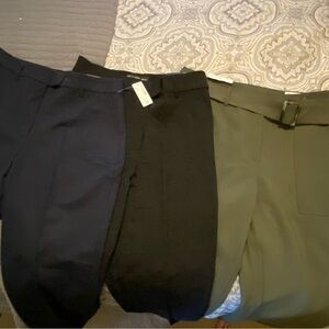 Women’s Black, Navy, and Olive Pants